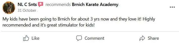 Kids2, Brnich Karate - Deptford